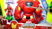 Marvel Super Hero Adventures Stark Tech Armor, Iron Man, Hulk