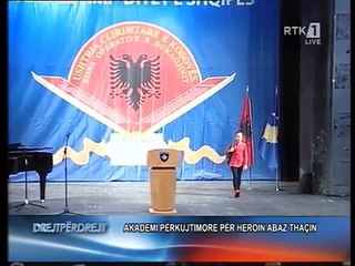 Melisa Ferizi - Monolog kushtuar Heroit te Kombit Abaz Thacit