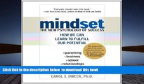 Audiobook  Mindset: The New Psychology of Success (Your Coach in a Box) Carol Dweck Trial Ebook