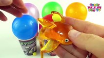 Balloons Surprise Cups | Learn Colors with Balloons For Children | Color Balloon | Jelly Animals