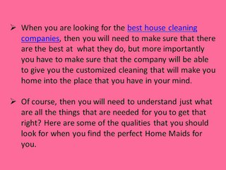 Why Hire Home Maids in Dubai