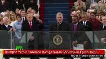 Trump'ın Yemin Törenine Damga Vuran Görüntüler! Eşinin Yüzü Birden Düştü