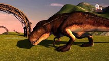 Dinosaurs animated 3d animals finger family kids songs collection