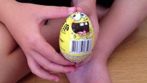 SpongeBob Surprise Egg - Kinder Chocolate Egg Unwrapping
