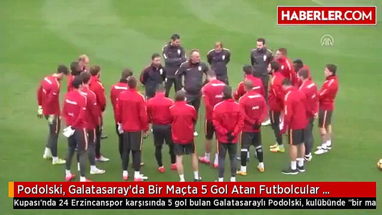 Podolski, Galatasaray'da Bir Maçta 5 Gol Atan Futbolcular Listesine Girdi