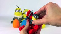 Minions Learn Colors Surprise Eggs of Playdoh Aprende Colores en Inglés Huevos Sorpresa Plastilina