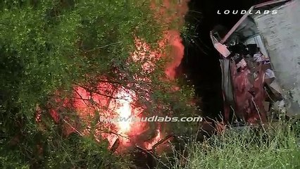 Semi Truck Driver Killed   Beaumont RAW FOOAGE