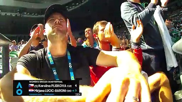 Avustralya Açık: Karolina Pliskova - Mirjana Lucic-Baroni (Özet)