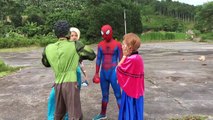 Spider-Man vs. T-rex - Spider-Man Cotton | Hulk catch T-Rex with shadow pokemon Fight Scene 1080p