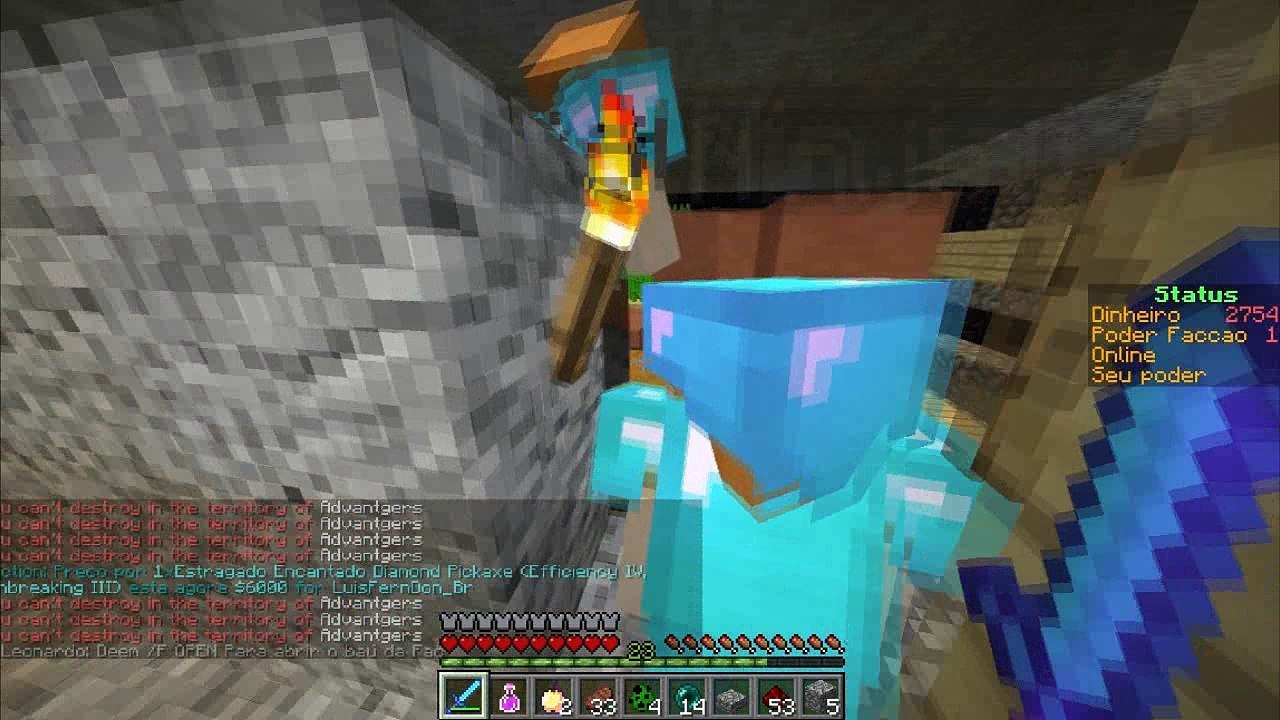 Mincraft Explodindo a Base