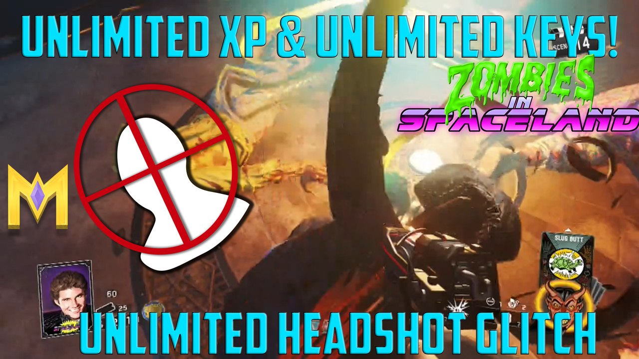 Zombies In Spaceland Glitches - Unlimited XP & Unlimited Headshots - "Unlimited Key Glitch"