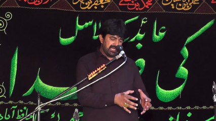 Zakir Nasir Abbas Sial Jhang   20th Muhram 2016 Choti Behak Hafizabad
