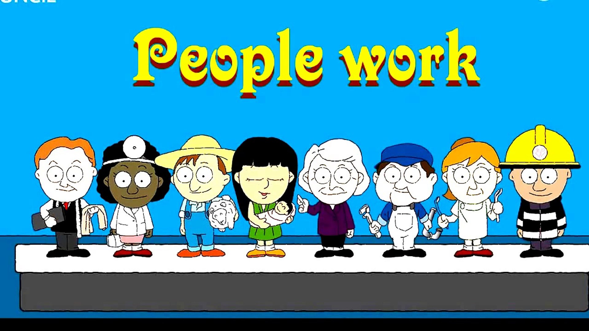 People work, Nursery Rhymes & Kids Songs, Learn English Kids, British  Council - video Dailymotion