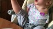 Incredible moment a toddler born with no arms learns to feed herself using just her FEET   Read more: http://www.dailyma