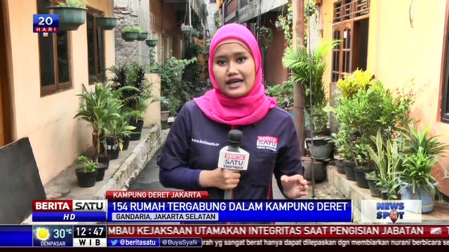 154 Rumah Tergabung dalam Kampung Deret Gandaria #GoodJobInJakarta