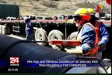 PPK pide que Odebrecht se vaya del Perú tras escándalo de corrupción