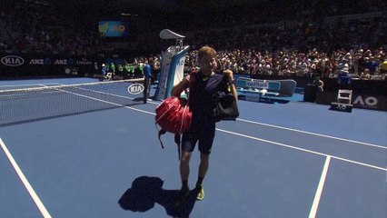 Open d'Australie 2017 - David Goffin : "Grigor Dimitrov ? Je savais qu'il allait revenir"