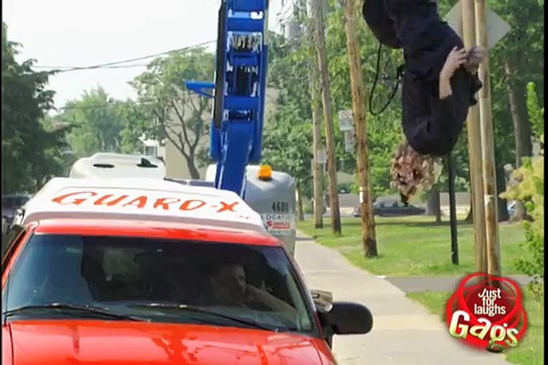 Upside down monster prank!