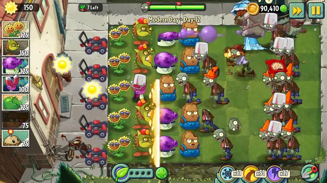 Plants vs Zombies 2 - Modern Day - Day 12: Guacodile the Best - Pinata Party 6/07/2016 (June 7th)