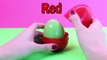 Learn Colors with Surprise Eggs Nesting Stacking Cups in English Learn Colours Play Doh Eggs