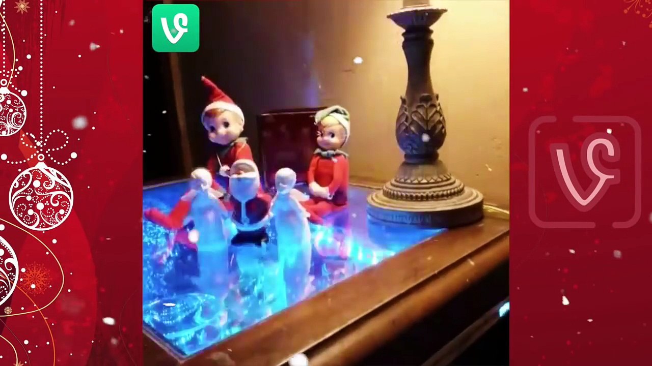 TRY NOT TO SMILE  ELF ON THE SHELF (CUTEST ELF VINES)