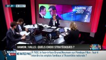 QG Bourdin 2017 : Comment Manuel Valls et Benoît Hamon se comportent-ils pour le second tour de la primaire socialiste ? - 25/01