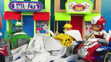 Щенячий патруль очистить бухту приключений Чейз щебень Райдер Патрулла де Cachorros спасения бежать