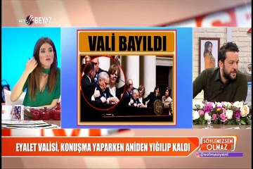 Eyalet valisi konuşma yaparken aniden yığılıp kaldı