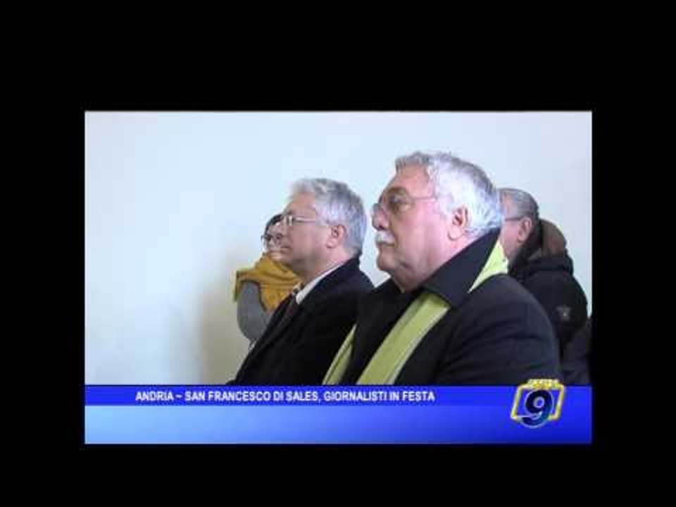 Andria - 24 gennaio, San Francesco di Sales: giornalisti in festa