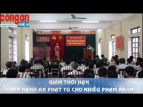 Giảm thời hạn chấp hành án phạt tù cho nhiều phạm nhân