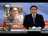 24 Oras: Dating Davao Del Sur Gov. Douglas Cagas na suspek sa pagpatay sa isang mediaman, sumuko