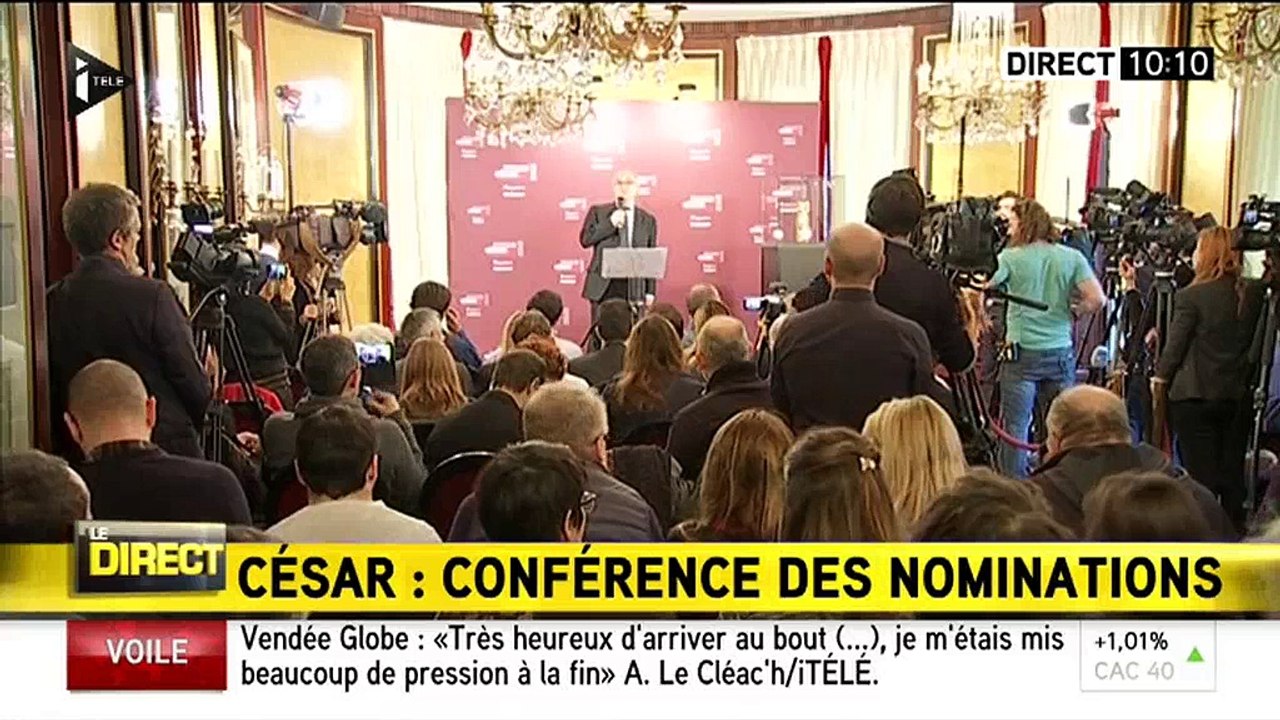 César 2017 : Alain Terzian annonce les mauvais noms dans une catégorie