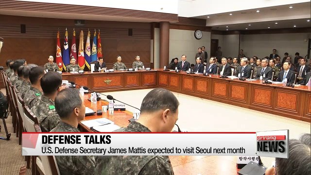 U.S. Defense Secretary James Mattis expected to visit Seoul next month