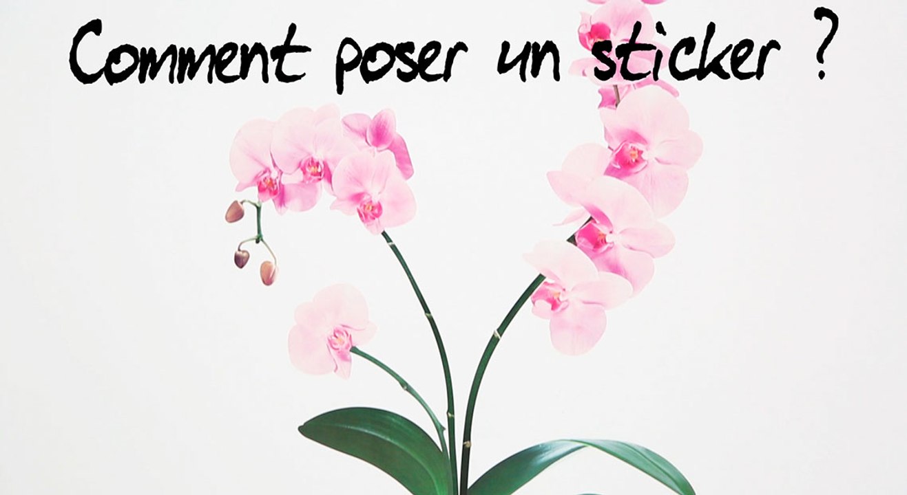 Comment poser un sticker ?