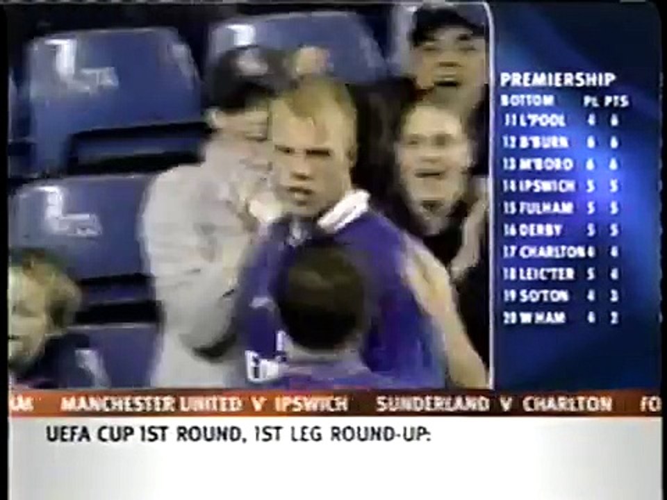20.09.2001 - 2001-2002 UEFA Cup 1st Round 1st Leg Chelsea FC 3-0 Levski Sofya