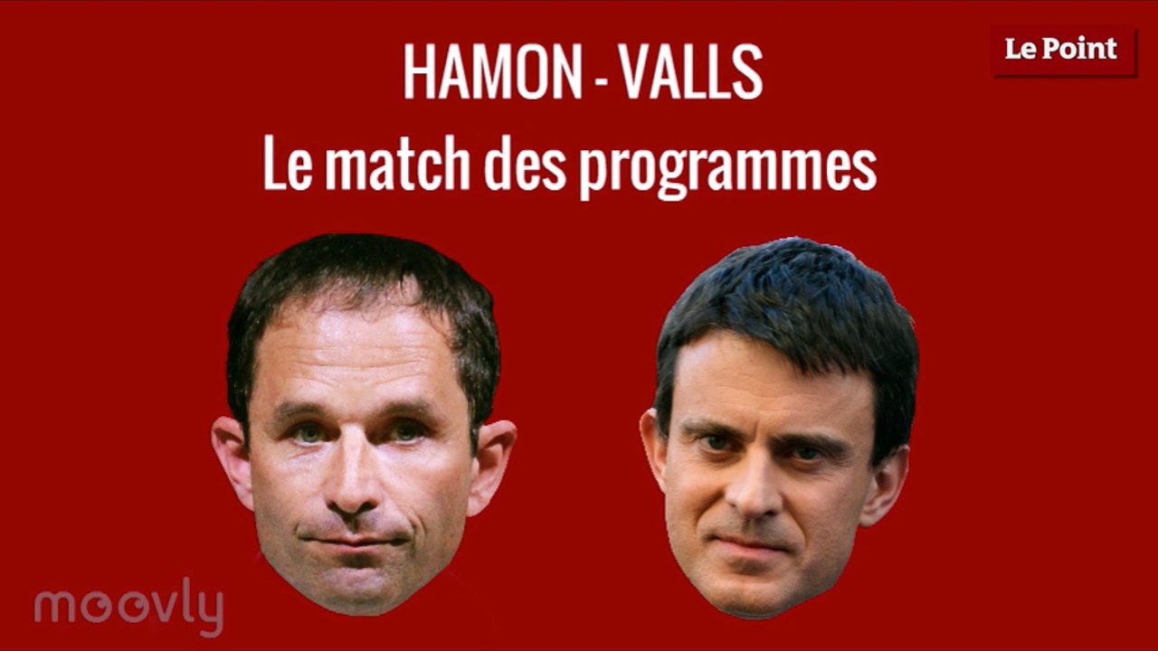 Hamon - Valls : le match des programmes