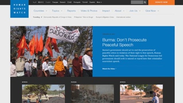 HRW denuncia la represión contra las críticas de opositores en Birmania