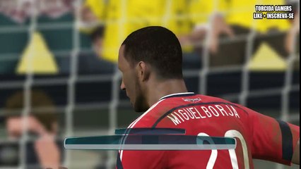 Golaço de Miguel Borja | Brasil x Colômbia (25/01/2017) JOGO DA AMIZADE | #FORÇACHAPE [PES 2017]