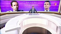 Primaire à gauche : le ton se durcit entre Manuel Valls et Benoît Hamon