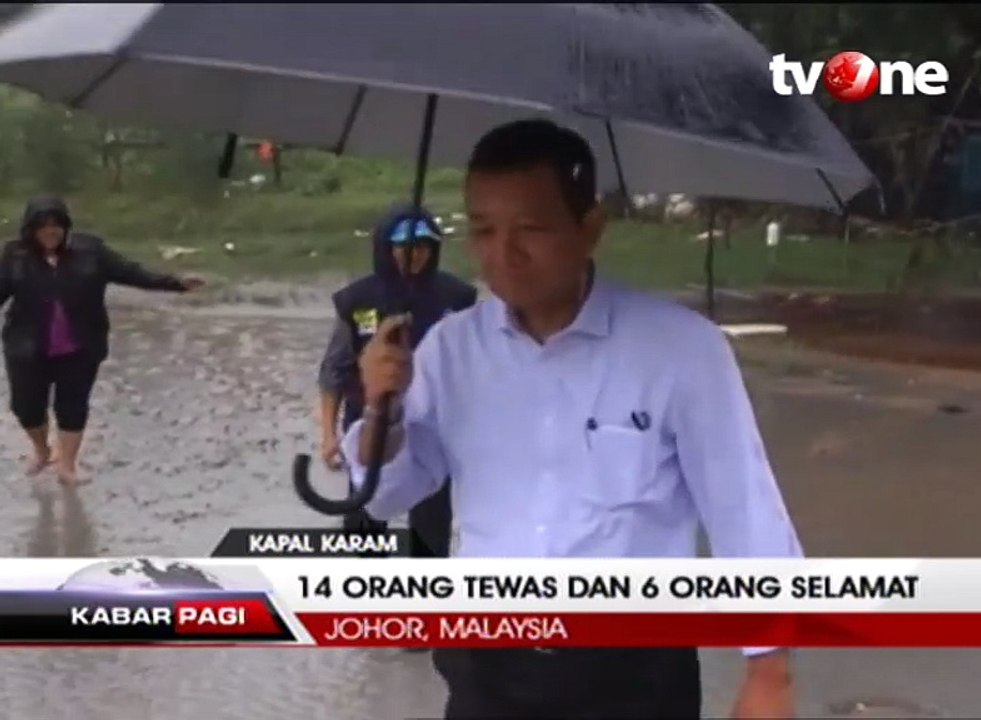 Korban Kapal Karam di Johor Bertambah, 14 Orang Tewas