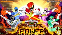 Power Rangers Dino Charge - Power Rangers Super Megaforce Legacy Game Compilation