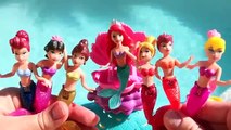 Little Mermaid Ariel COLOR CHANGE Dolls Mermaid Sisters Water Bath Color Changing Toy DisneyCarToys