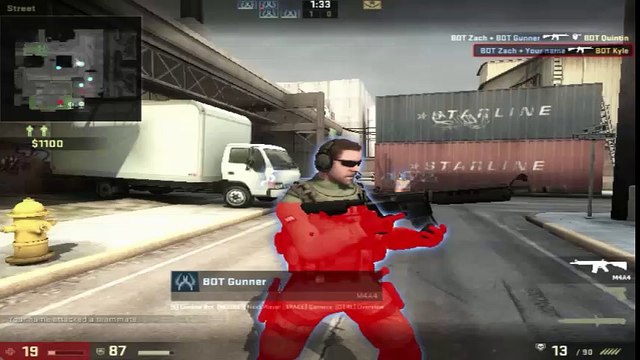 Counter Striker Global Offensive Bots no Hard parte 1 O Ultra Nuub Jogando