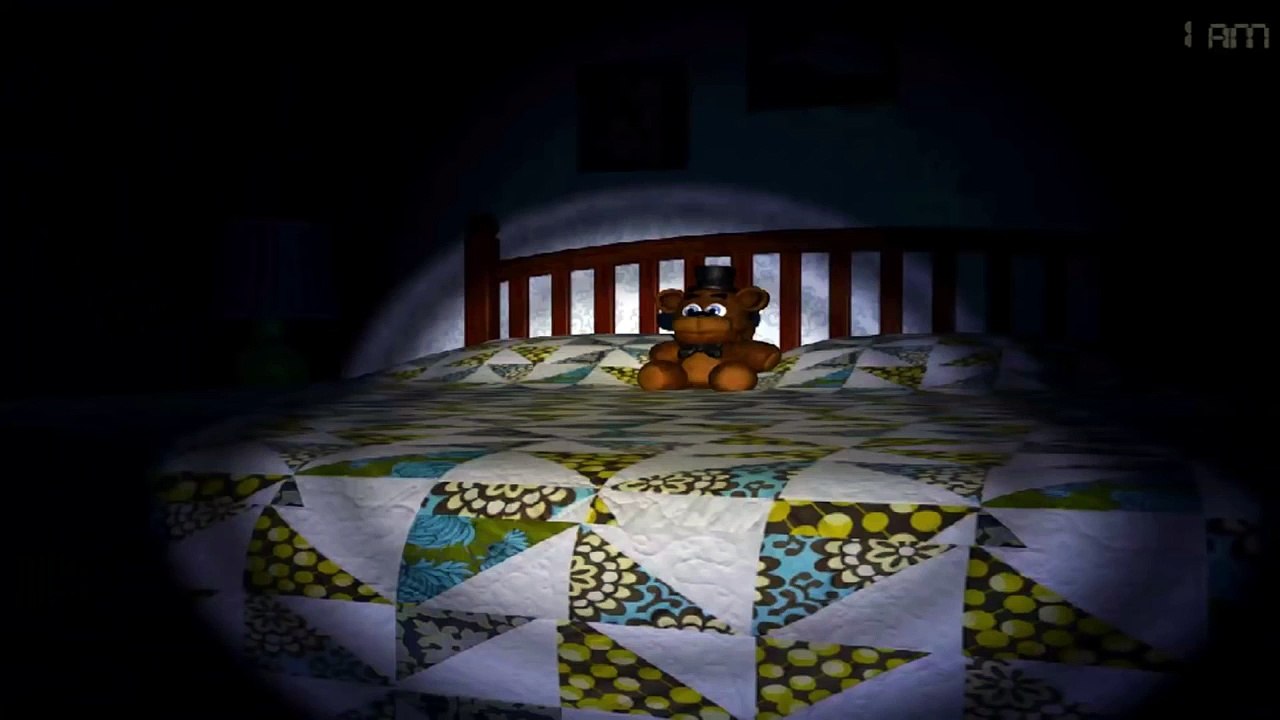 Five Night At Freddy 4 - All JumpScare Night 1 Completed (FNAF 4)