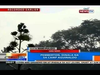 NTG: Pemberton, dinala na sa Camp Aguinaldo