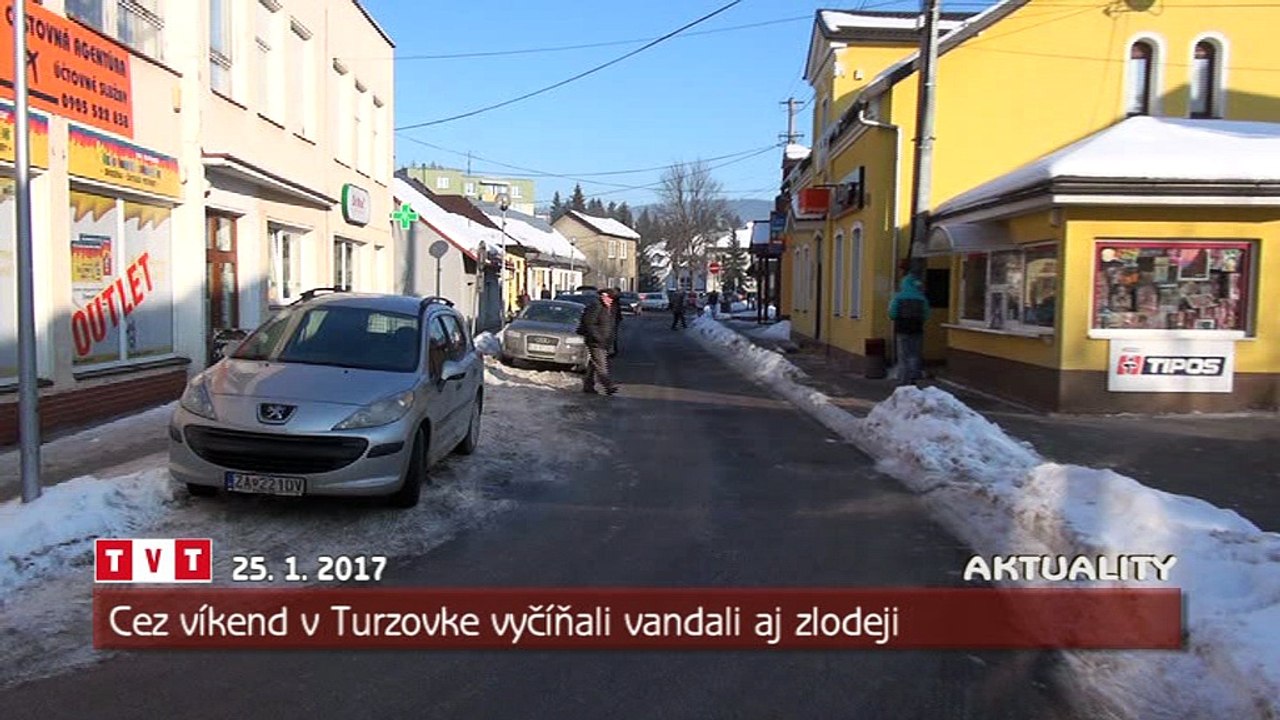 Cez víkend v Turzovke vyčíňali vandali aj zlodeji