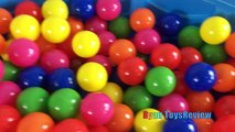 HUGE BALL PIT Kiddie Pool Surprise Eggs Hunt Toys for Kids Spiderman KINDER CHOCOLATE EGG Disney