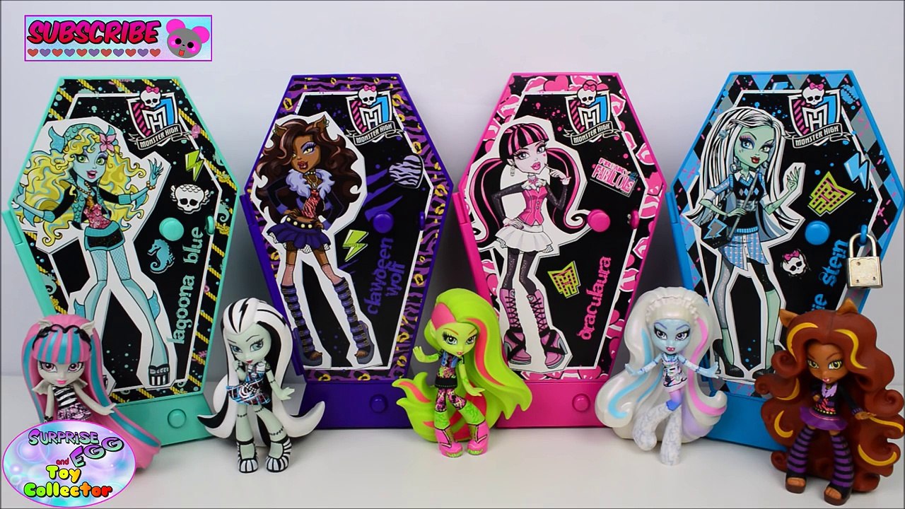 Monster High Surprise Locker Frankie Stein MLP Shopkins Surprise Egg and Toy Collector SETC
