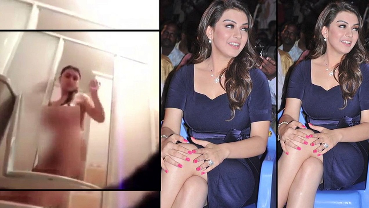 Actress Hansika Motwani hot bathing video leaked