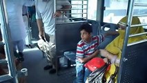 CM Shahbaz Sharif Travelling to Camp Office on LTS AC Bus june 3 2012